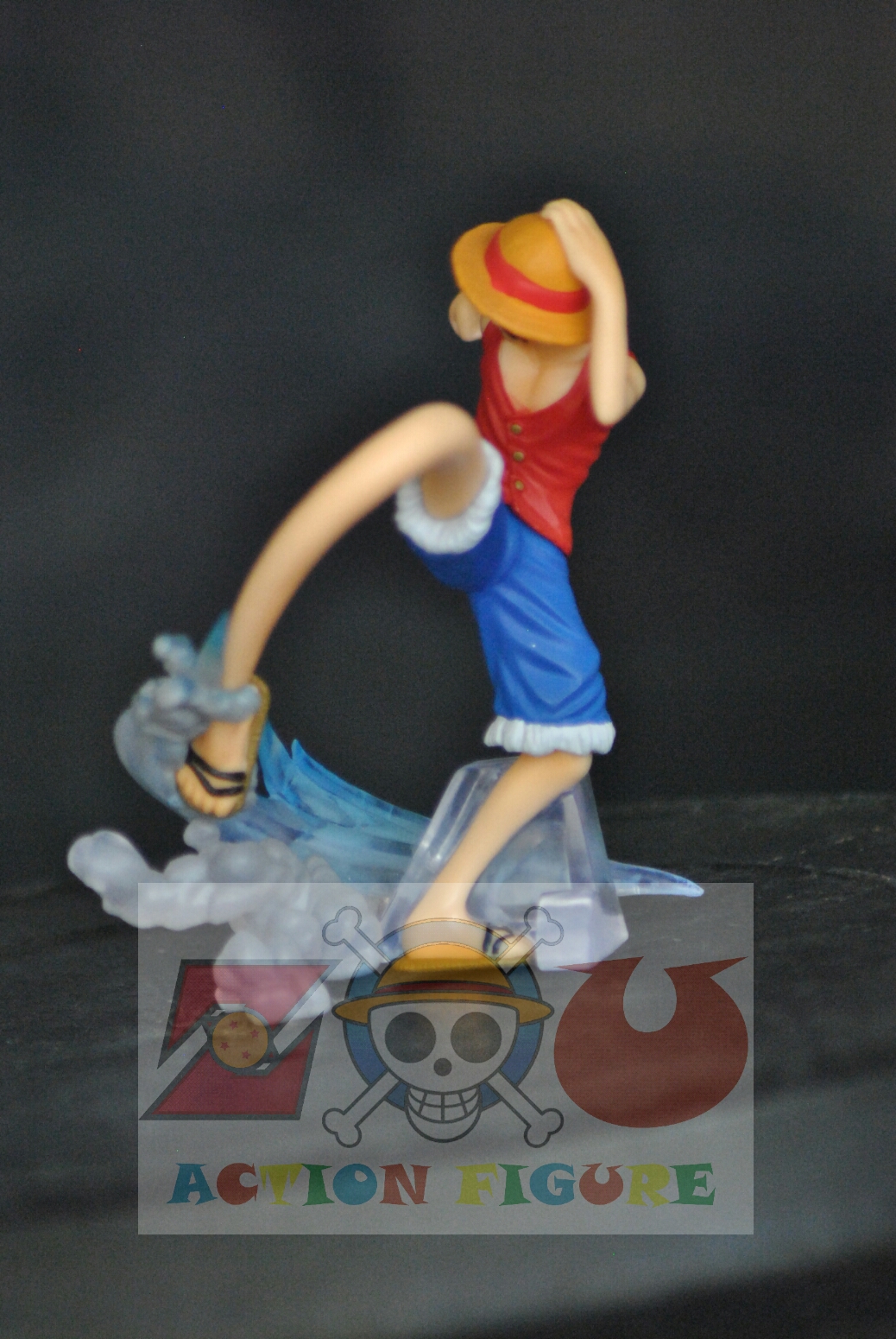 Luffy ของแท้ JP แมวทอง - Attack Motions Bandai [โมเดลวันพีช]