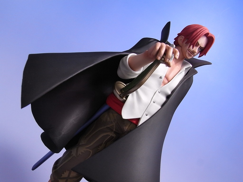 Shanks ของแท้ JP แมวทอง - POP NEO Megahouse [โมเดลวันพีช]