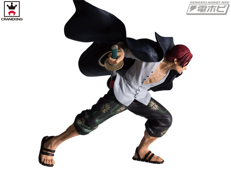Shanks ของแท้ JP แมวทอง - Swordsmen Banpresto [โมเดลวันพีช]