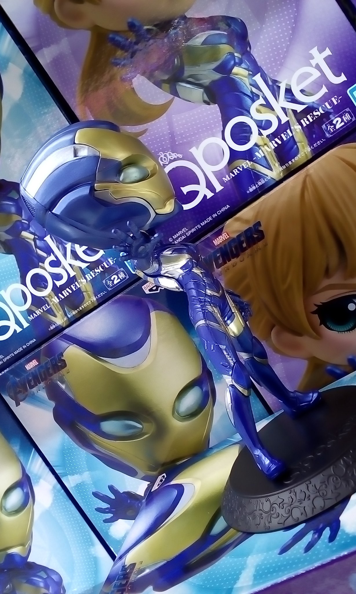 Rescue - ver.A ของแท้ JP - Q Posket Banpresto [โมเดล Marvel]