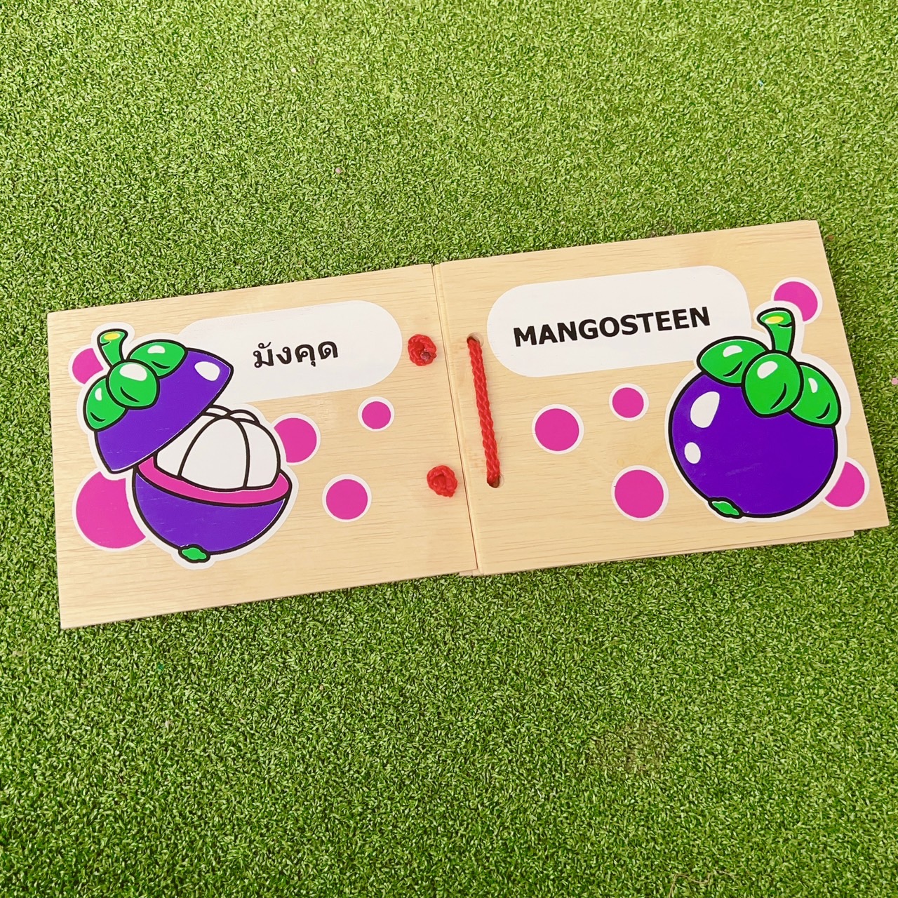 หนังสือไม้ผลไม้ ความรู้รอบตัวผลไม้ และสี พร้อมส่ง, ของเล่นไม้, สื่อการสอนอนุบาล,ปฐมวัย, ,ของเล่นเสริมพัฒนาการ, ของเล่นเสริมทักษะ