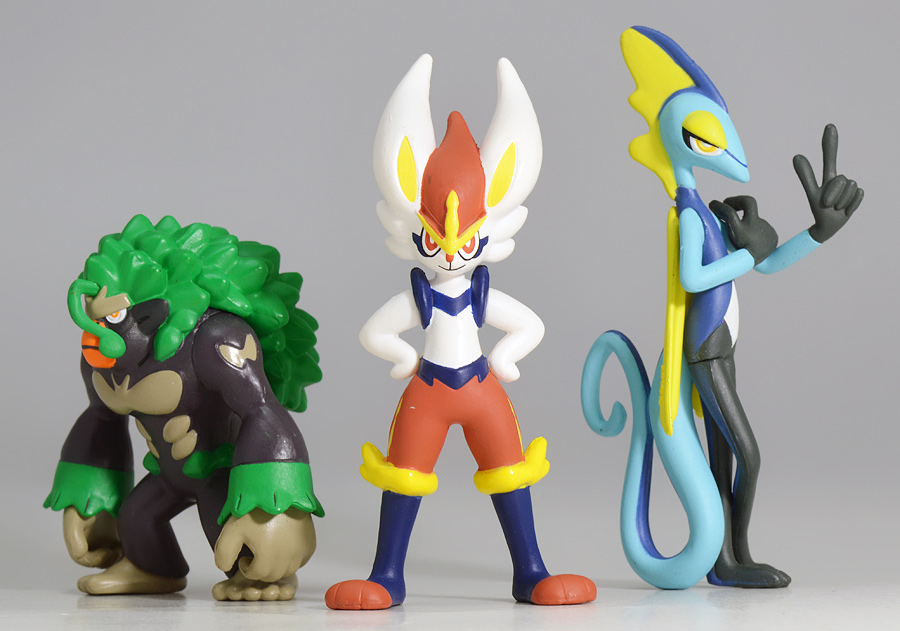 Cinderace ของแท้ JP - Monster Collection Takara Tomy [โมเดลโปเกมอน]