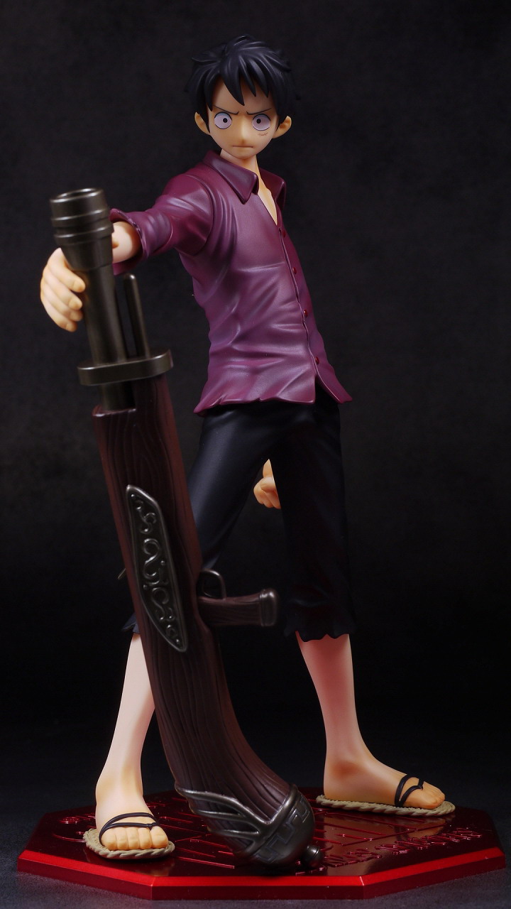 Luffy Strong World ของแท้ JP แมวทอง - POP Megahouse [โมเดลวันพีช]