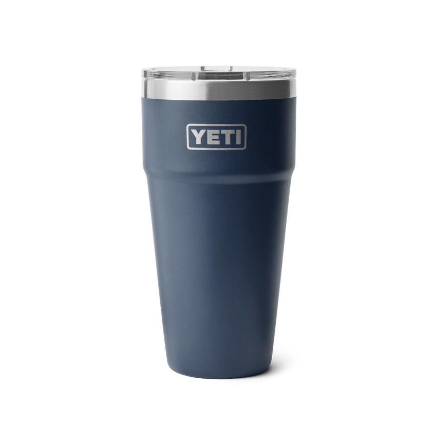 Rambler 30Oz Stackable Cup With Magsilder Lid Navy