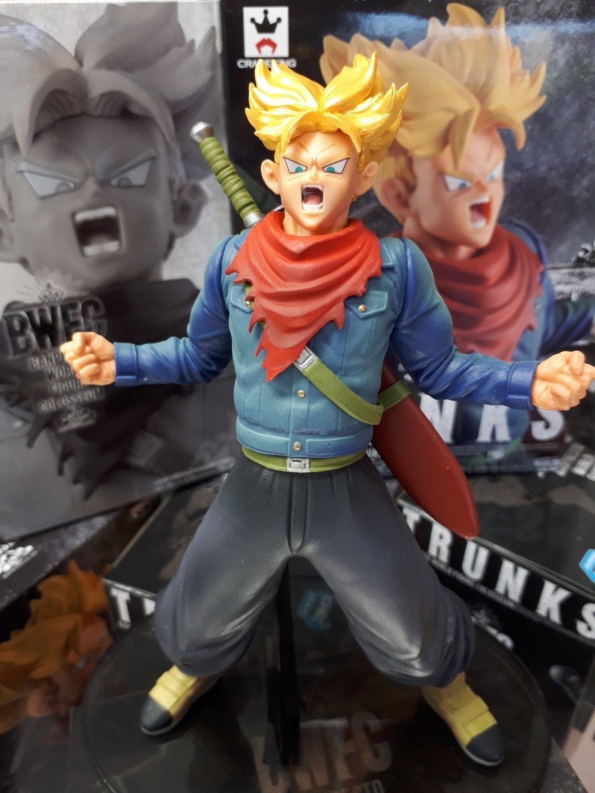 Trunks Super Saiyan ของแท้ JP แมวทอง - Banpresto World Figure Colosseum [โมเดลดราก้อนบอล]