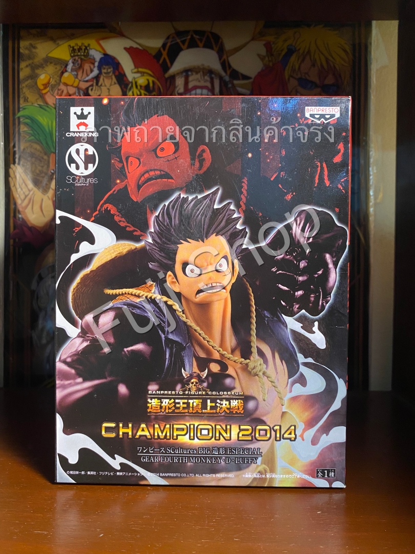 Luffy Gear 4 ของแท้ JP แมวทอง - Scultures Banpresto [โมเดลวันพีช]
