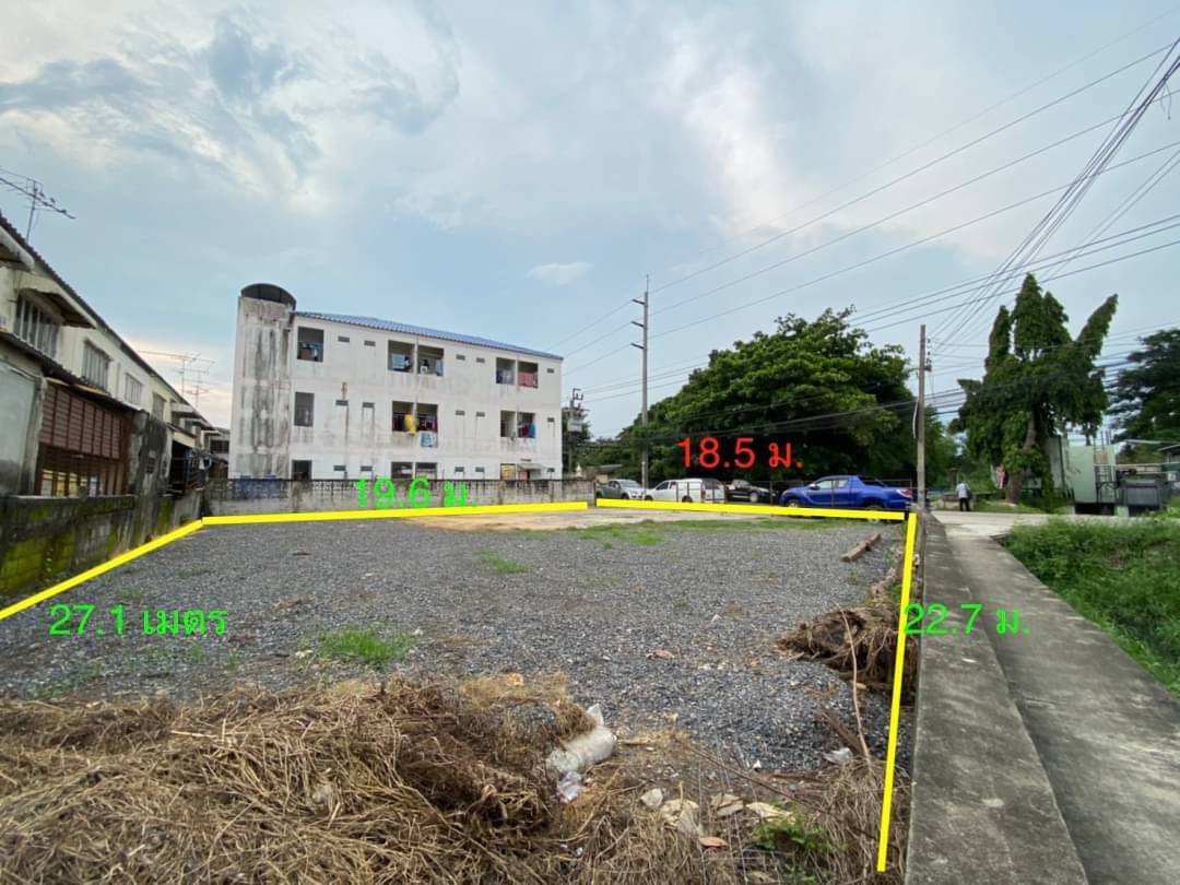 ขายที่ดินเปล่า ซ.วัดโพธิ์ทองบน ติวานนท์ ขนาด 105ตรว. เหมาะสร้างบ้าน ทาวน์เฮาส์ หรืออพาร์ทเมนต์