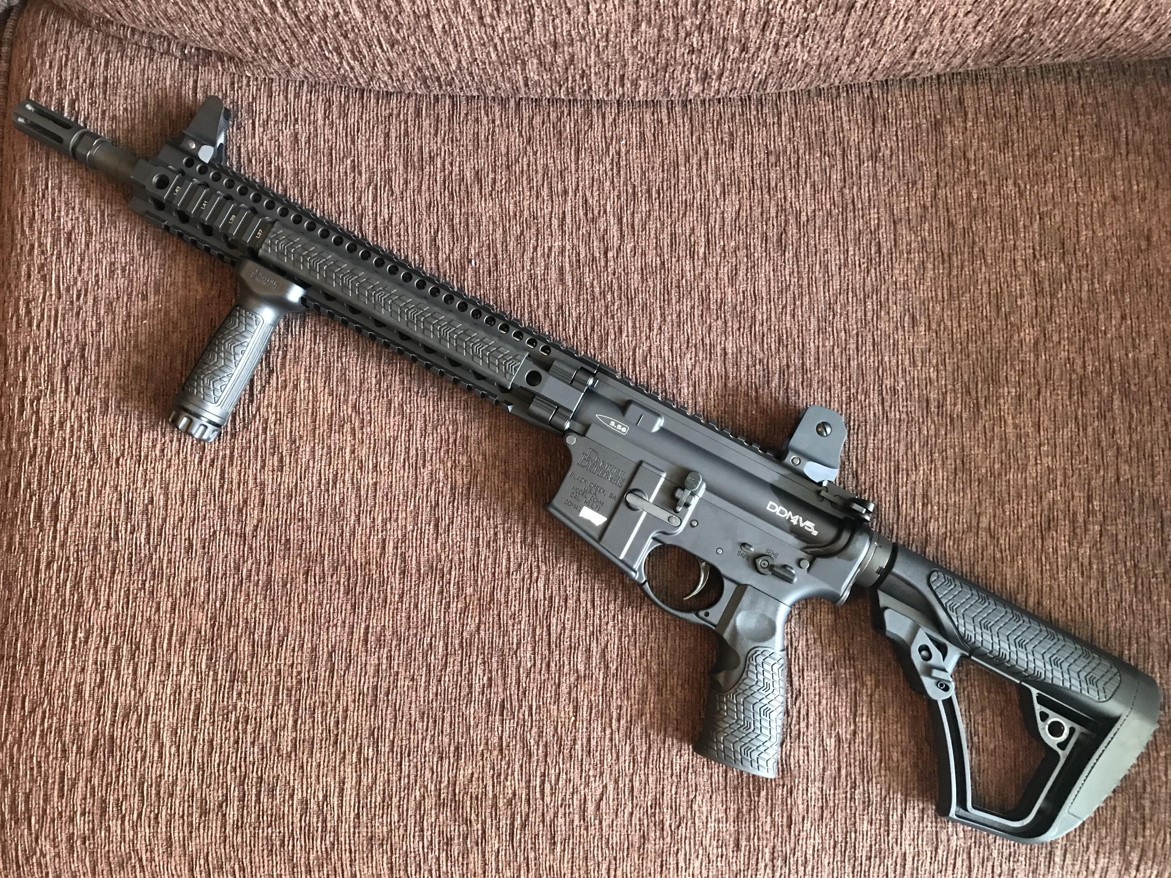 Iron Sights DANIEL DEFENSE FIXED FRONT/REAR SIGHT Iron Sights Brown