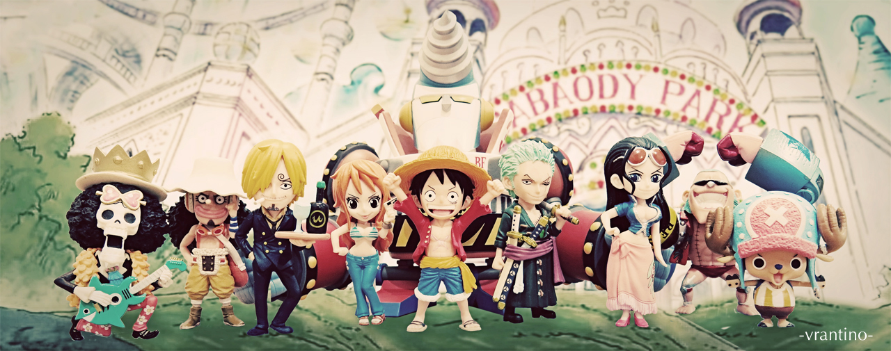 Straw Hat Pirates New World Set ของแท้ JP แมวทอง - WCF Banpresto [โมเดลวันพีช] (9 ตัว)