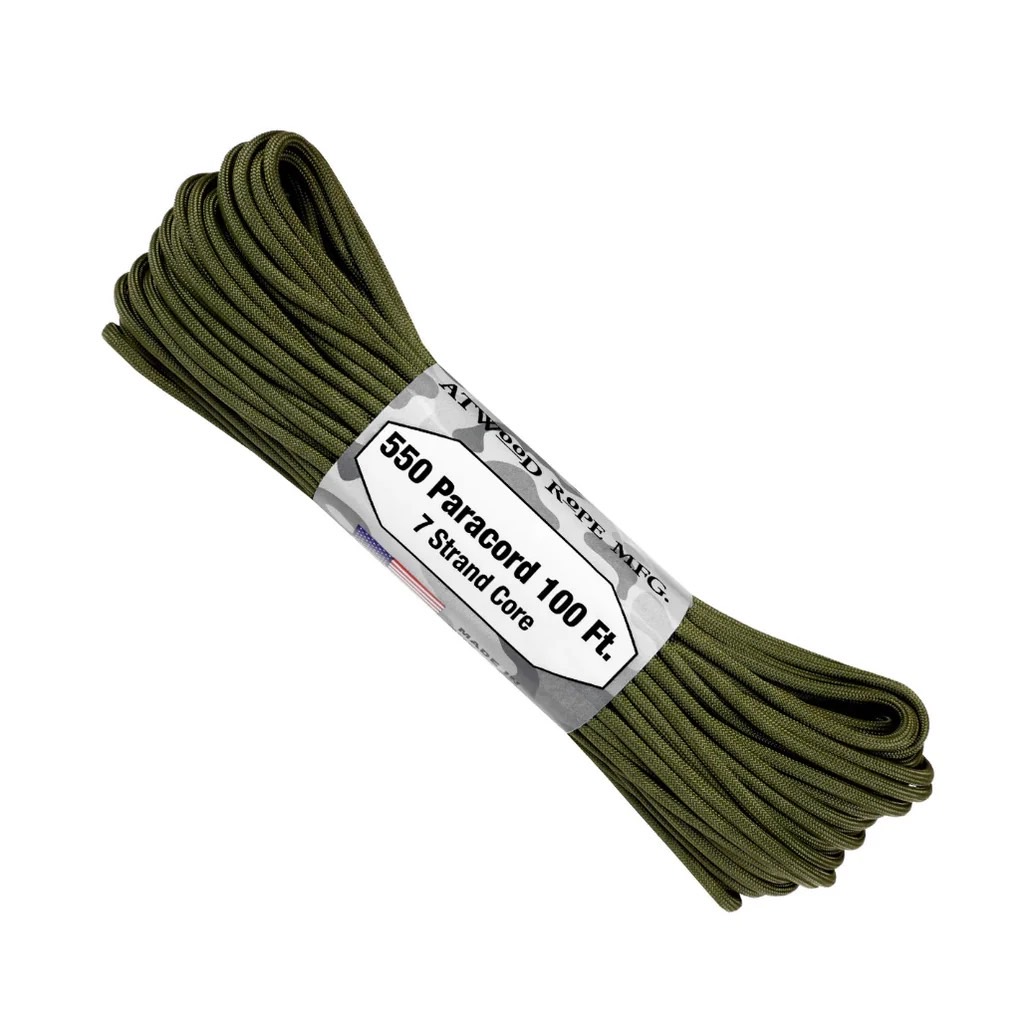Parachute Cord Od Green 100 ft Roll