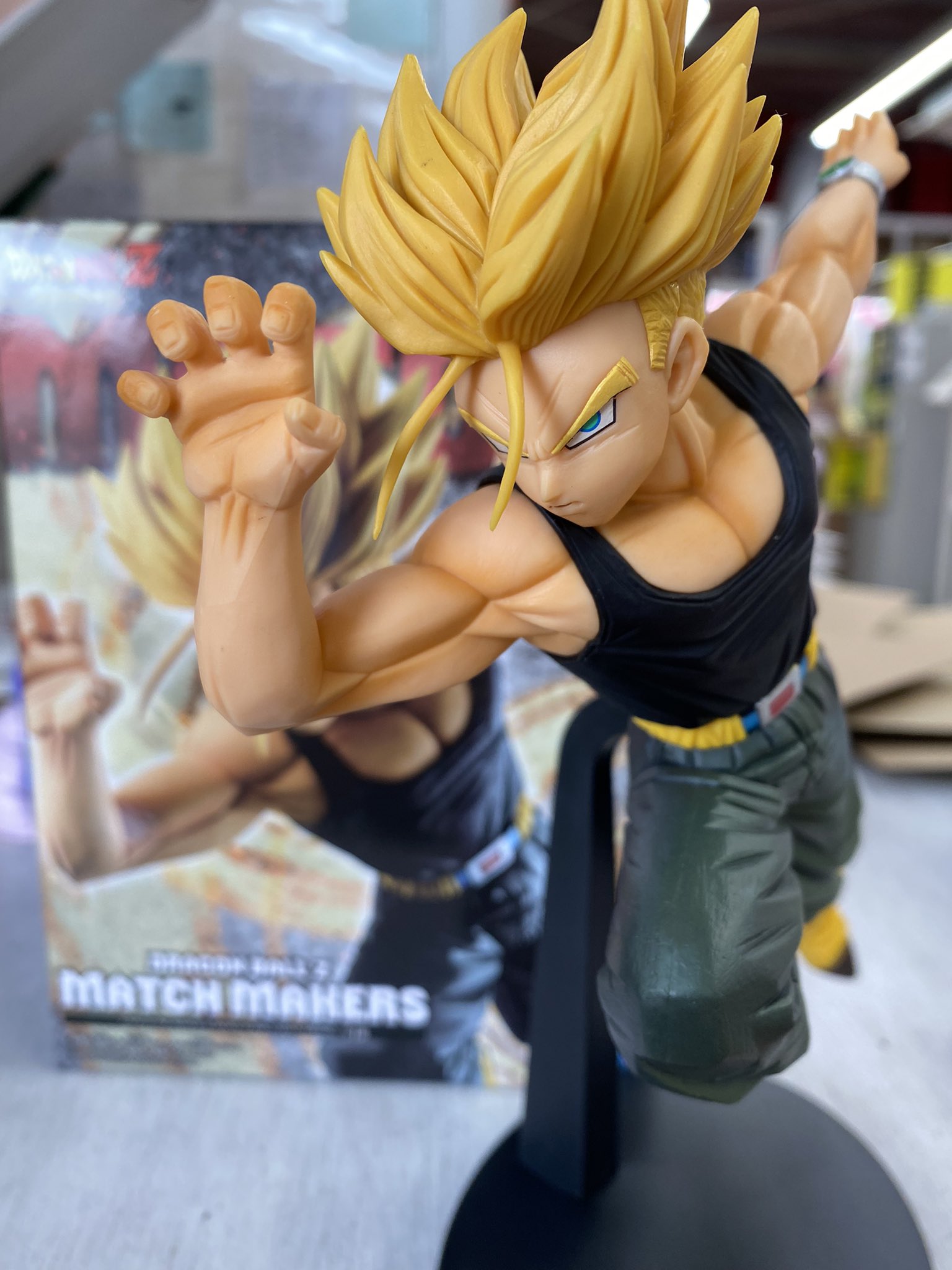 Trunks Super Saiyan ของแท้ JP แมวทอง - Match Makers Banpresto [โมเดลดราก้อนบอล]