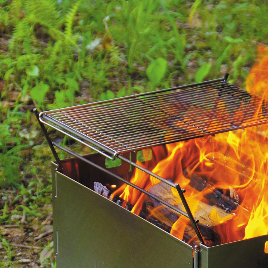 Stainless Steel TOKOBI Network Mesh-Kai (L) ตะแกรงเตาฟืน