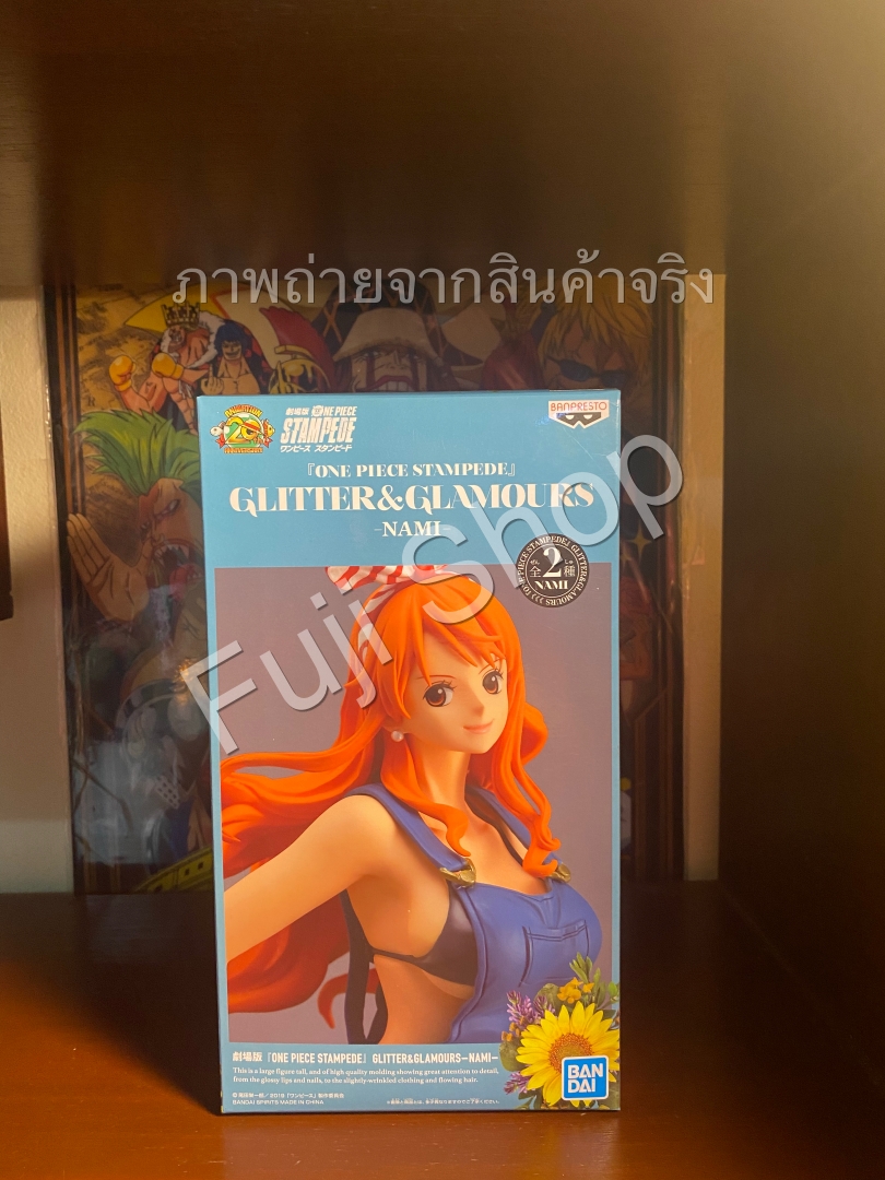 Nami Stampede Special Color ของแท้ JP แมวทอง - Glitter & Glamours Banpresto [โมเดลวันพีช]