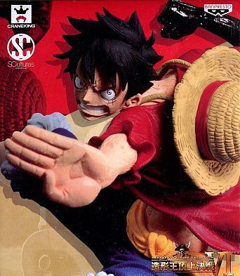 Luffy ของแท้ JP แมวทอง - Scultures Banpresto [โมเดลวันพีช]
