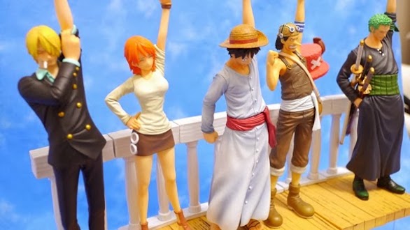 Alabasta Set ของแท้ JP แมวทอง - Dramatic Showcase Banpresto [โมเดลวันพีช] (6 ตัว)