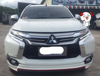 9DEN&Sport MJ1ชุดสเกิร์ตหน้า1ชิ้น VS MITSUBISHI PAJERO 2016-ON [กับทุกท่วงท่าของการขับเคลื่อนผนวกขุมพลังของการออกแบบอย่างไรตัว พร้อมแล้วที่จะเป็นผู้นำก้าวไปกับคุณอย่างคุณ]