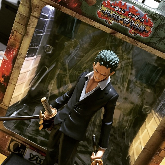Zoro ของแท้ JP แมวทอง - Ichiban Kuji Banpresto [โมเดลวันพีช]