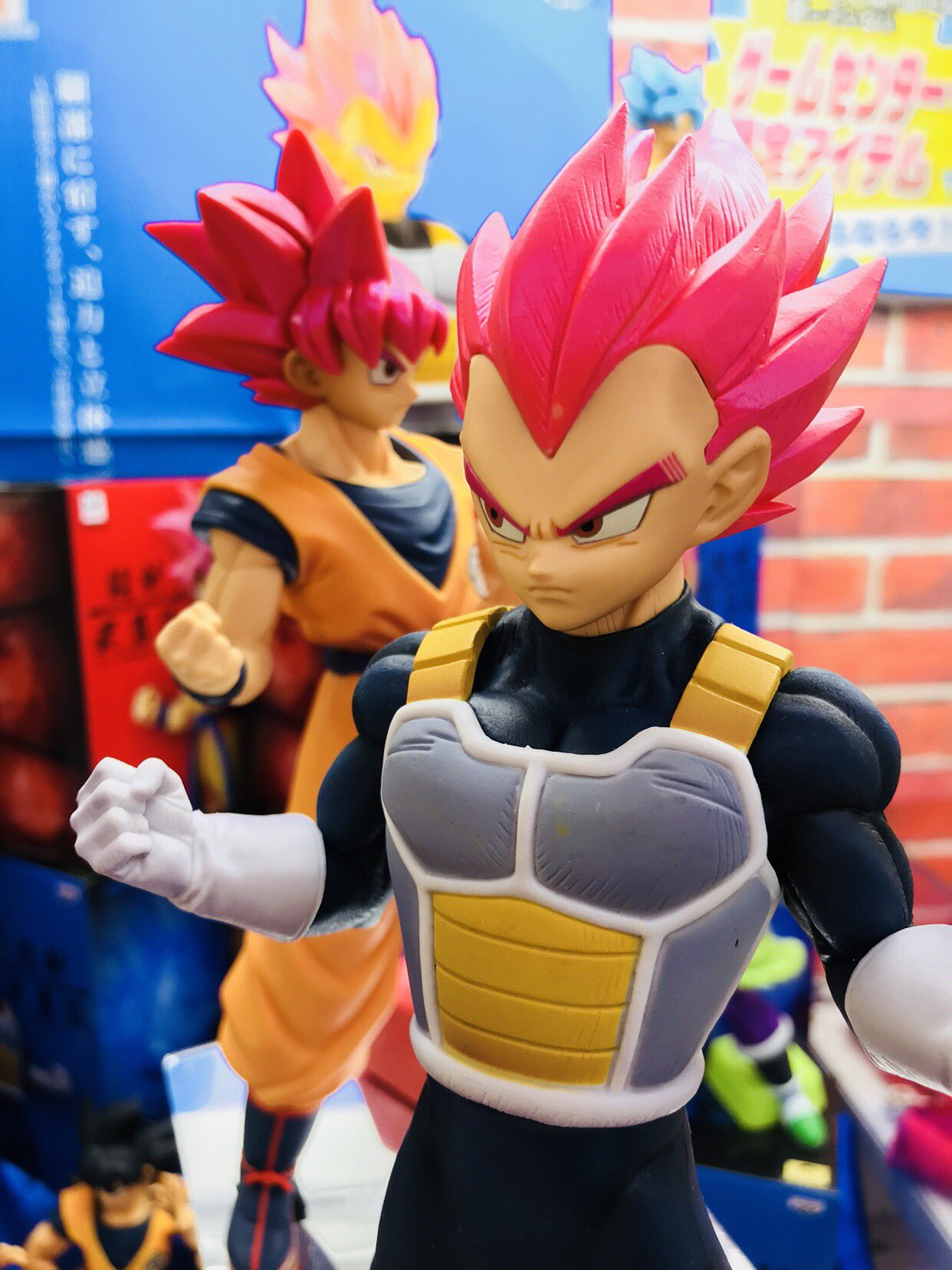Vegeta Super Saiyan God ของแท้ JP แมวทอง - Choukoku Buyuuden Banpresto [โมเดลดราก้อนบอล]
