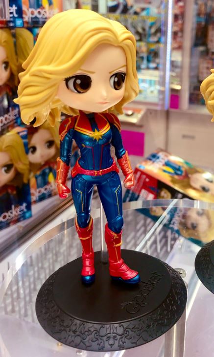 Captain Marvel - Pastel Color ของแท้ JP - Q Posket Banpresto [โมเดล Marvel]