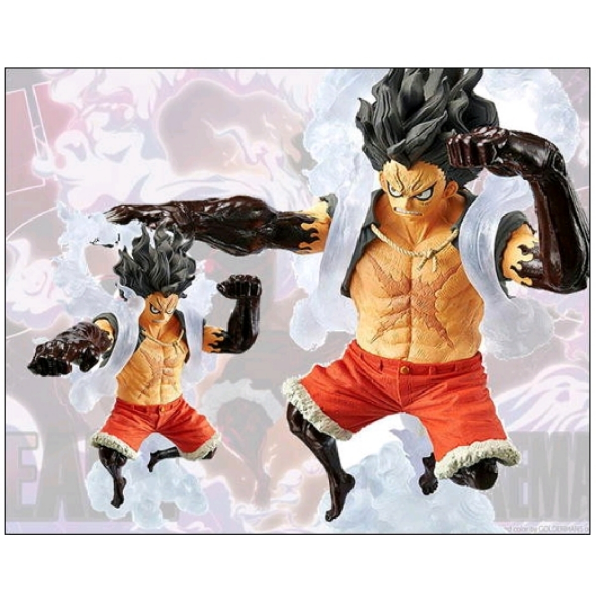 Luffy Gear 4 Snake Man ของแท้ JP แมวทอง - King of Artist Banpresto [โมเดลวันพีช]