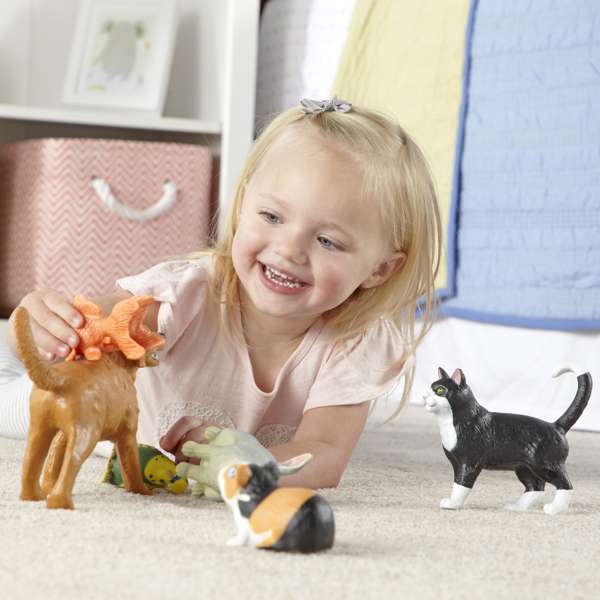 ชุดสัตว์เลี้ยงน่ารัก, ของเล่นเสริมทักษะ,ของเล่นเสริมพัฒนาการเด็ก, สือการสอนครูปฐมวัย, พร้อมส่ง