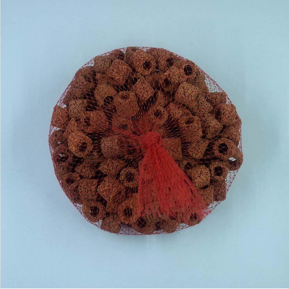 เซรามิค ริงค์ ชนิดมีรูพรุนสูง สีน้ำตาล บรรจุ 1 Kg. แถมฟรีใยแก้วอย่างดี 1 แผ่น