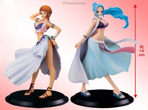 Nami & ViVi ของแท้ JP แมวทอง - Girls Snap Collection Banpresto [โมเดลวันพีช] (2 ตัว)