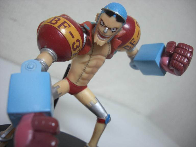 Franky ของแท้ JP แมวทอง - Half Age Characters Bandai [โมเดลวันพีช]