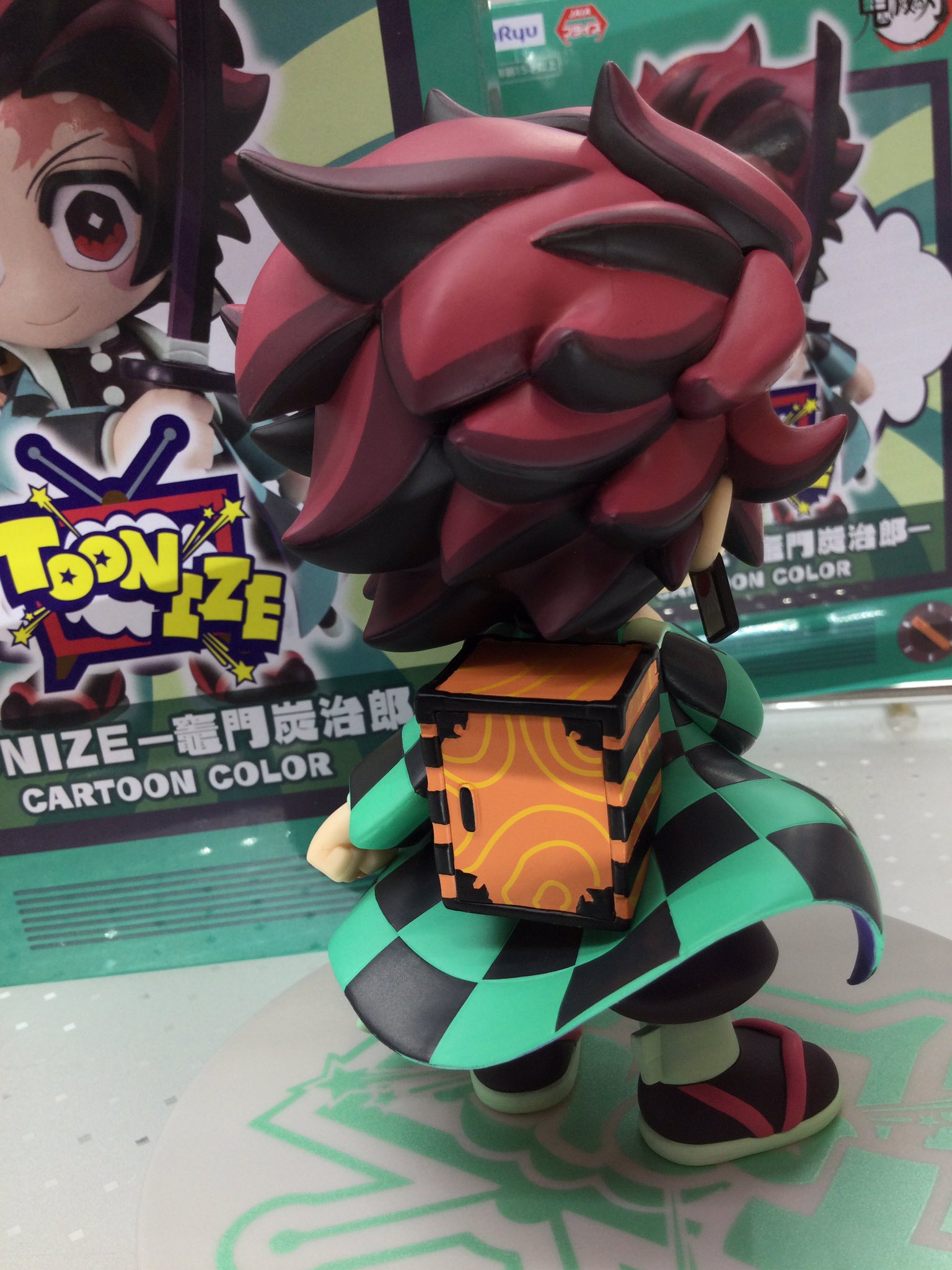 Tanjiro Cartoon Color ของแท้ JP - Toonize FuRyu [โมเดล Demon Slayer]
