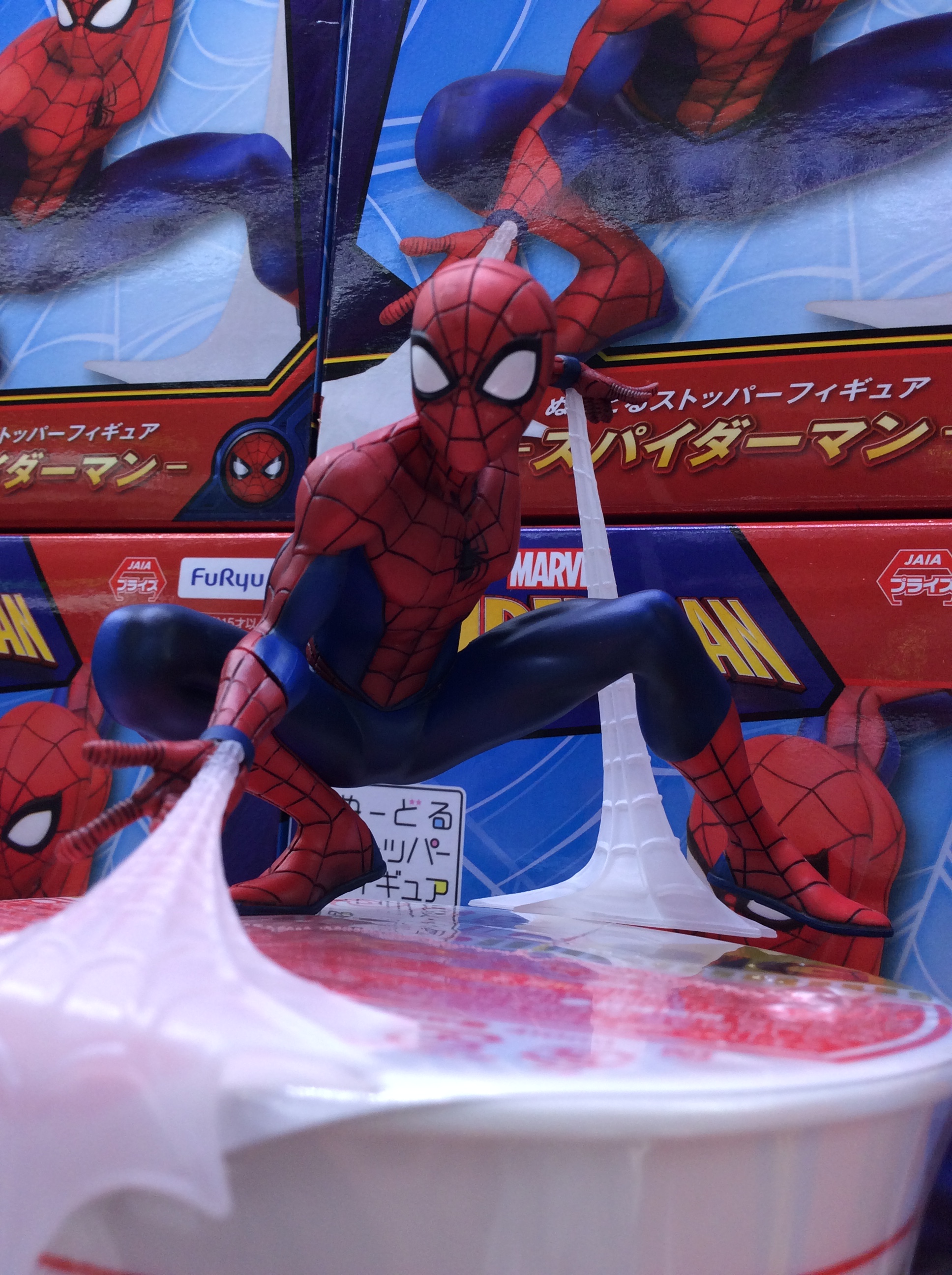 Spider Man ของแท้ JP - Furyu [โมเดล Marvel]