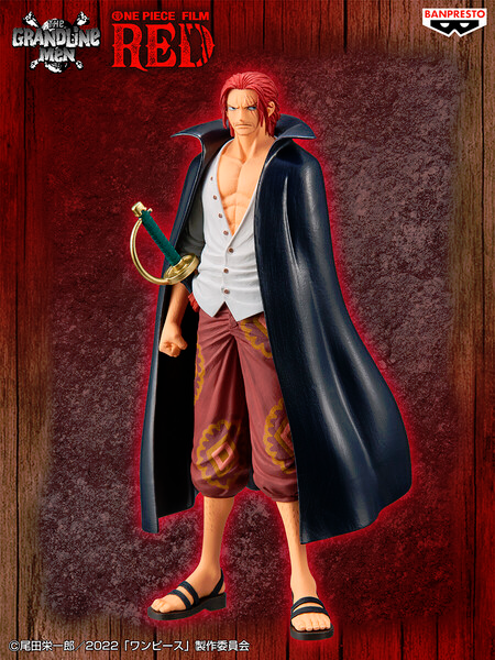 Shanks Film Red ของแท้ JP แมวทอง - Grandline Men Banpresto [โมเดลวันพีช]