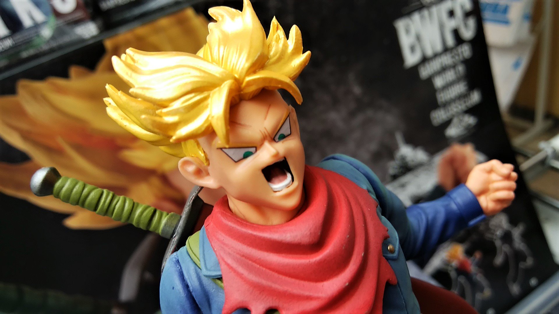 Trunks Super Saiyan ของแท้ JP แมวทอง - Banpresto World Figure Colosseum [โมเดลดราก้อนบอล]