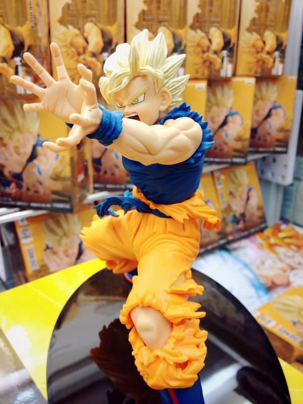 Goku Super Saiyan ของแท้ JP แมวทอง - Scultures Banpresto [โมเดลดราก้อนบอล]