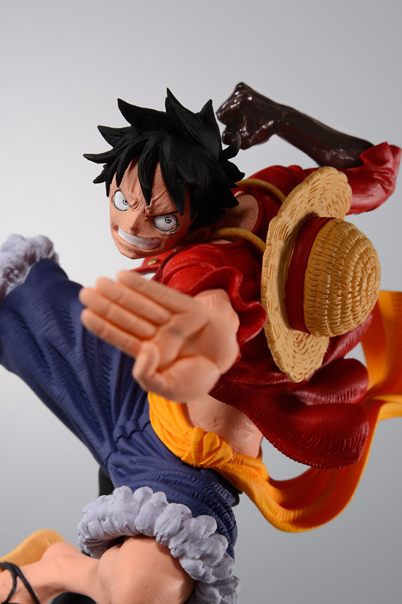 Luffy ของแท้ JP แมวทอง - Scultures Banpresto [โมเดลวันพีช]