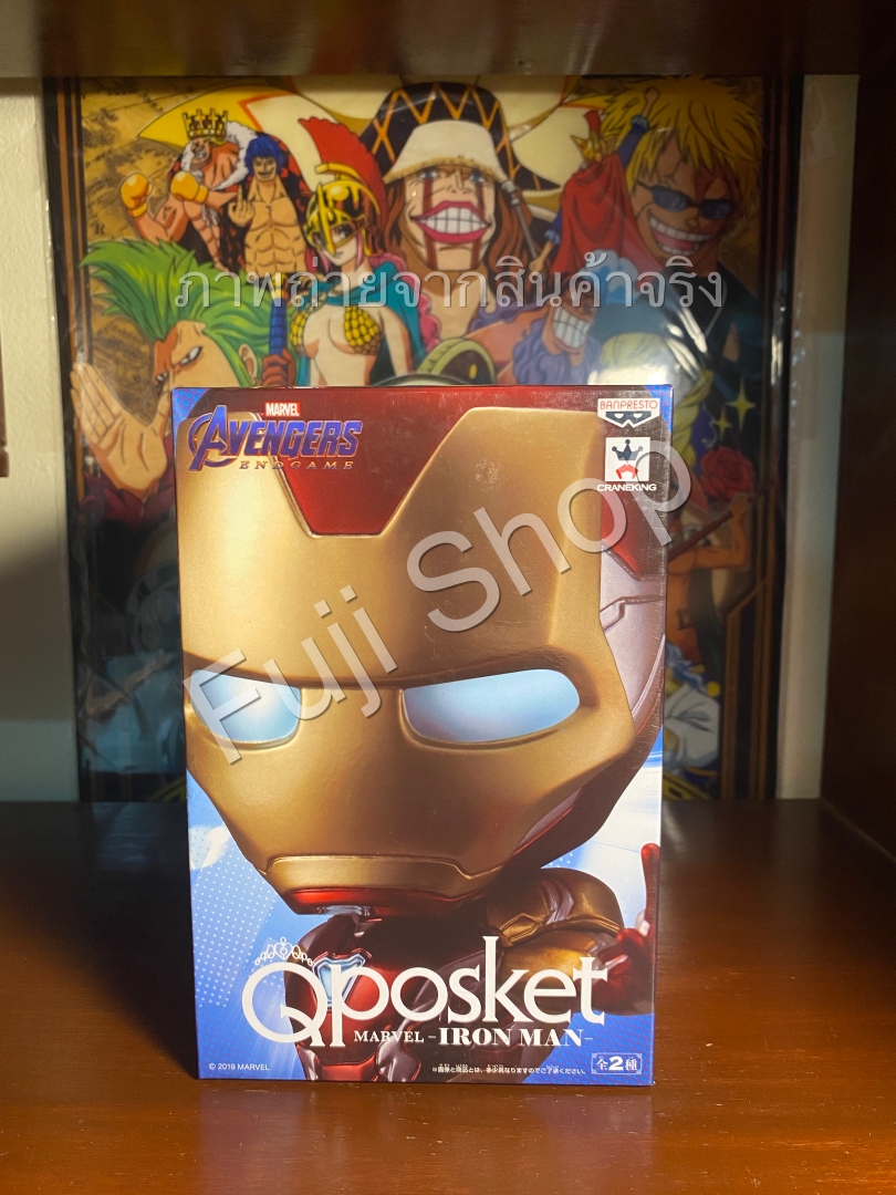 Iron Man - ver.A ของแท้ JP - Q Posket Banpresto [โมเดล Marvel]