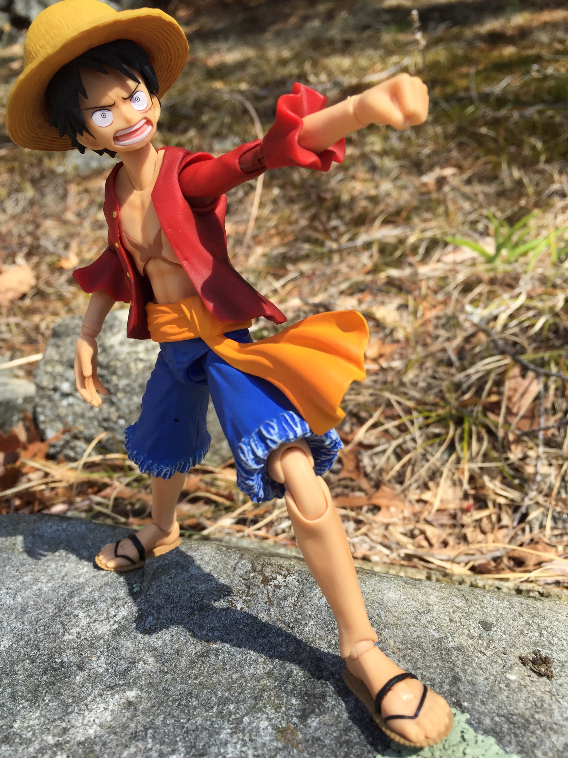 Luffy (ขยับได้) ของแท้ JP แมวทอง - Variable Action Heroes Megahouse [โมเดลวันพีช]