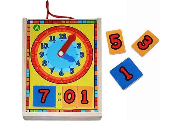 กล่องนาฬิกาอัจฉริยะ ของเล่นไม้ นาฬิกา,เวลา,ของเล่นเสริมทักษะการเรียนรู้, ของเล่นเสริมพัฒนาการเด็กอนุบาล, สื่อการสอนปฐมวัย, พร้อมส่ง