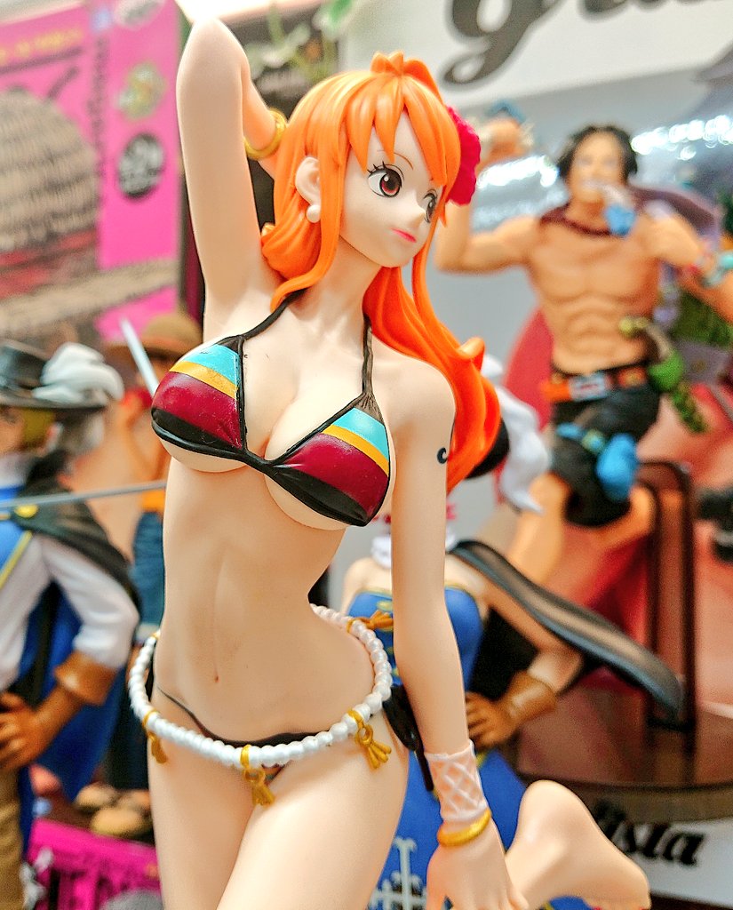 Nami Color Walk Style ของแท้ JP แมวทอง - Glitter & Glamours Banpresto [โมเดลวันพีช]