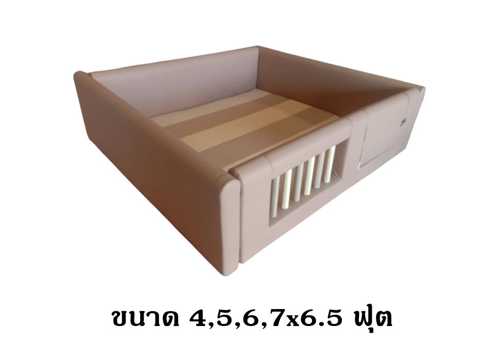 คอกกั้น มีประตู ชุดC, คอกกั้นเด็ก,เตียงเด็ก,เบาะหนังนุ่มนิ่ม softplay, indoor playground kidszone ,สวนสนุกในร่ม ,รับสั่งทำบ่อบอล เตียงเด็กตามขนาด ขนาด 4,5,6,7x6.5 ฟุต