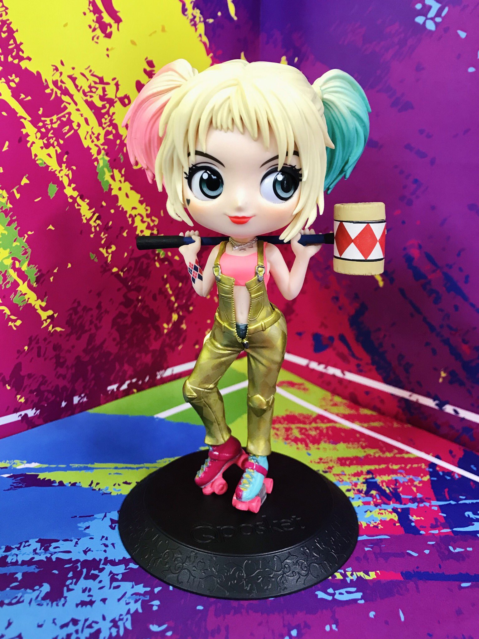 Harley Quinn - Normal Color ของแท้ JP - Q Posket Banpresto [โมเดล DC]