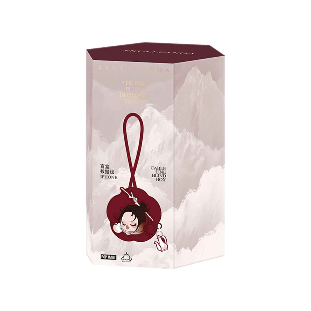 Cable PoP Mart Skull Panda The Ink Plum Blossom Iphone