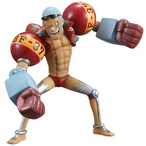 Franky ของแท้ JP แมวทอง - Half Age Characters Bandai [โมเดลวันพีช]
