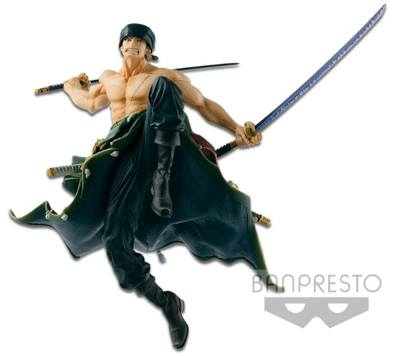 Zoro ของแท้ JP แมวทอง - Banpresto World Figure Colosseum [โมเดลวันพีช]