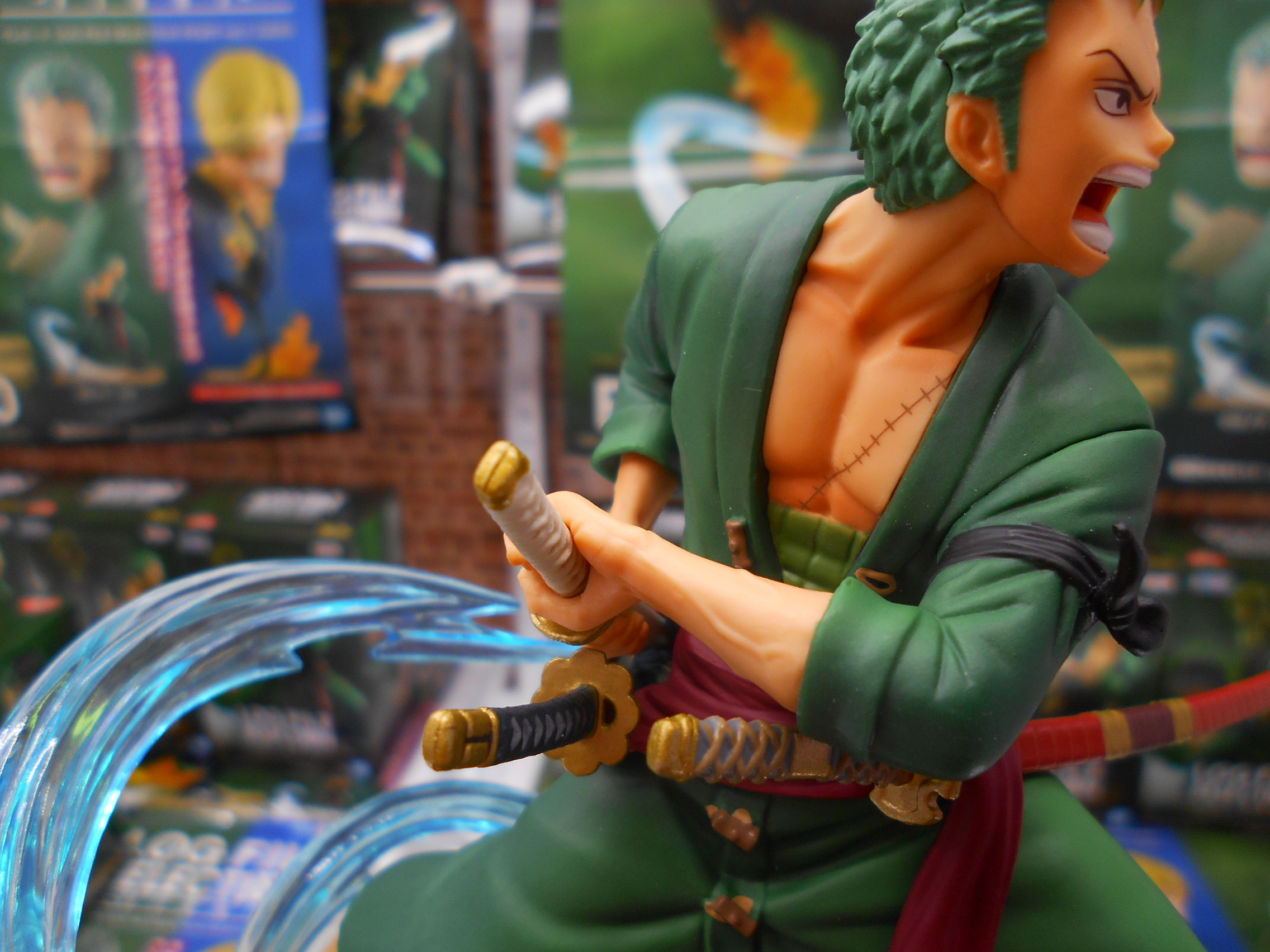 Zoro ของแท้ JP แมวทอง - Log File Selection Banpresto [โมเดลวันพีช]