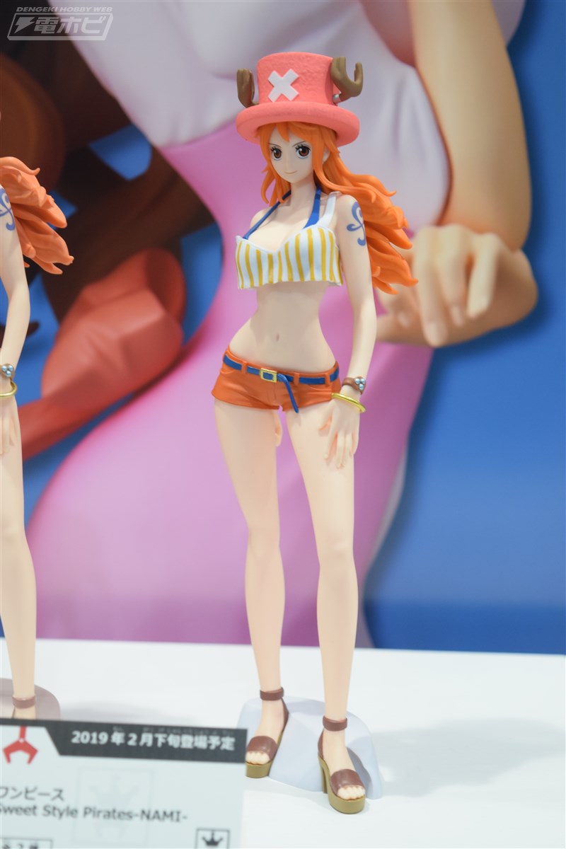 Nami ของแท้ JP แมวทอง - Sweet Style Pirates Banpresto [โมเดลวันพีช]