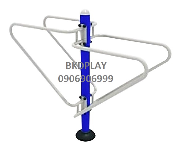 เครื่องออกกำลังกาย กลางแจ้ง ชุดอุปกรณ์ บริหารแขน หัวไหล่ แบบบาร์โหน ยกตัว ลานกีฬา อเนกประสงค์ สนามกีฬา ขนาด 60 x 180 x 160 ซม.