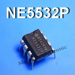 NE5532P NE5532 เสียงทุ้ม / เสียงต่ำ DIP-8