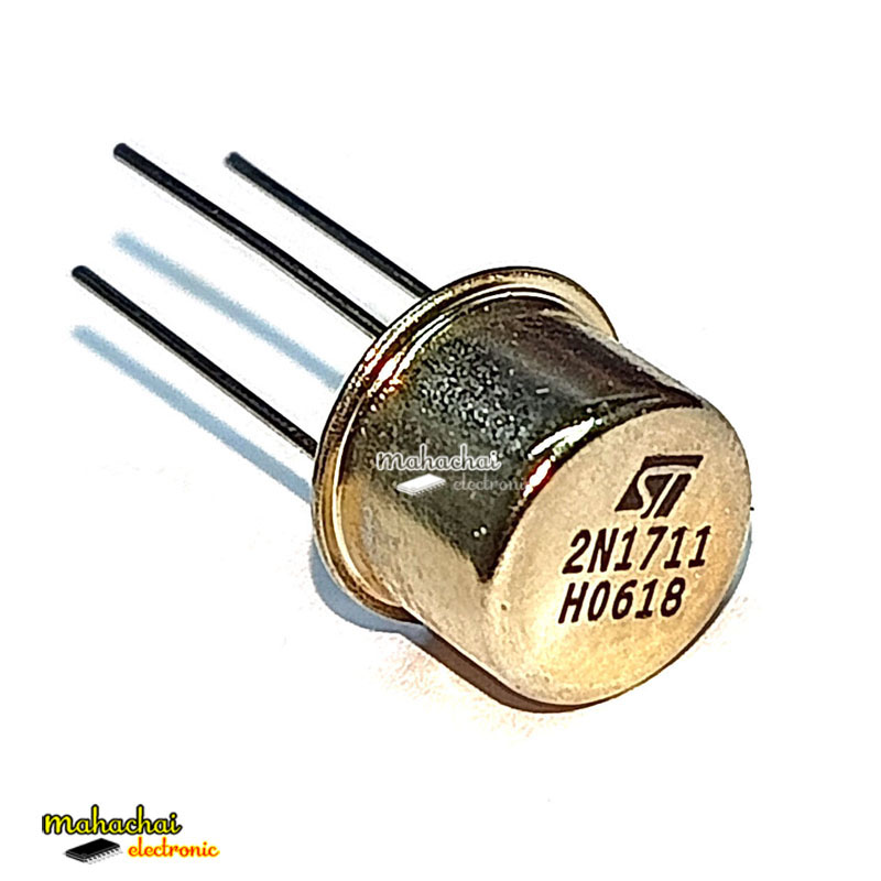 2N1711 ตัวถังหมวกเหล็ก TO-39 NPN
