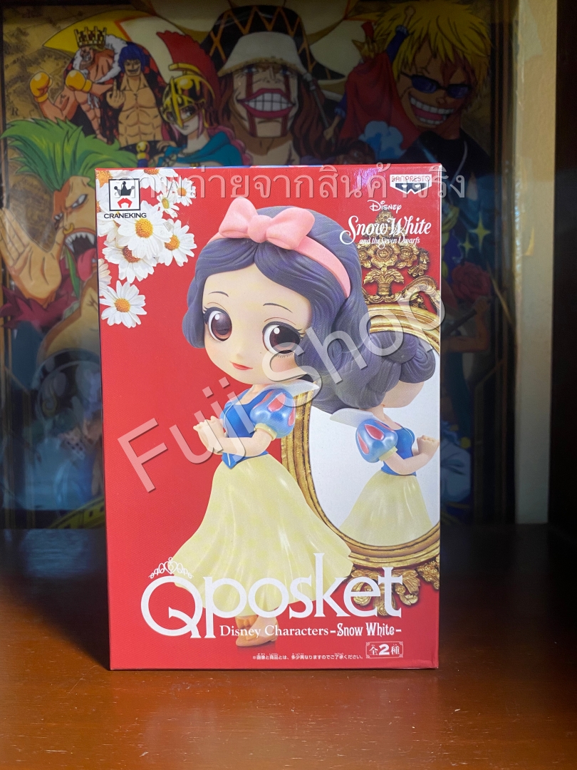 Snow White - Pastel Color ของแท้ JP - Q Posket Banpresto [โมเดล Disney]