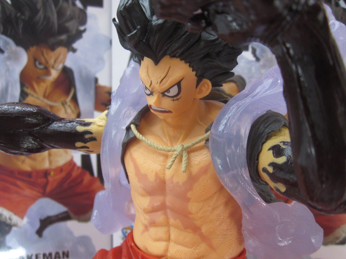 Luffy Gear 4 Snake Man ของแท้ JP แมวทอง - King of Artist Banpresto [โมเดลวันพีช]